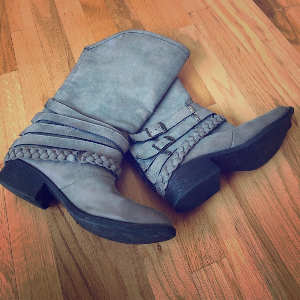 Grey Boots
